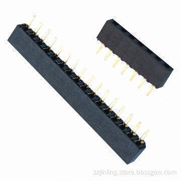 Straight Angle 2.00mm Female Header Single Row PC 2.8